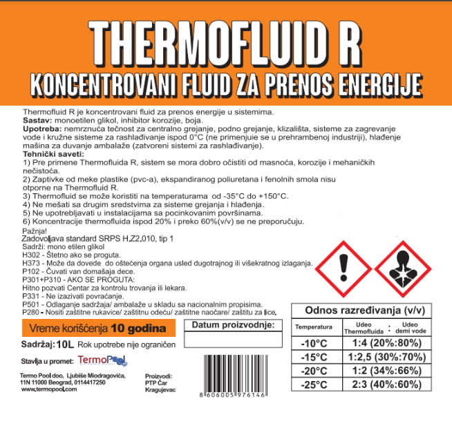termofluid R 16d21