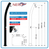 SOLARNI TUS OKRUGLI LUCNI PVC NERO 20L CY-S8029S 