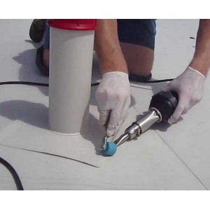 Aparat / Fen za varenje lajnera folije	